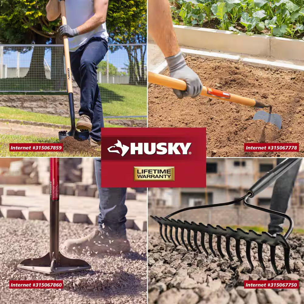 51 In. L Wood Handle Garden Hoe
