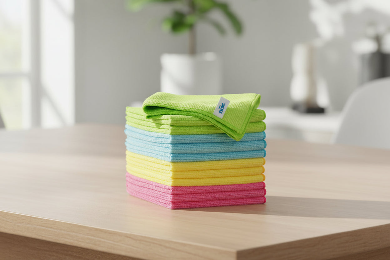 Microfiber Cleaning Cloth,Pack of 12,Size:12.6" X 12.6"