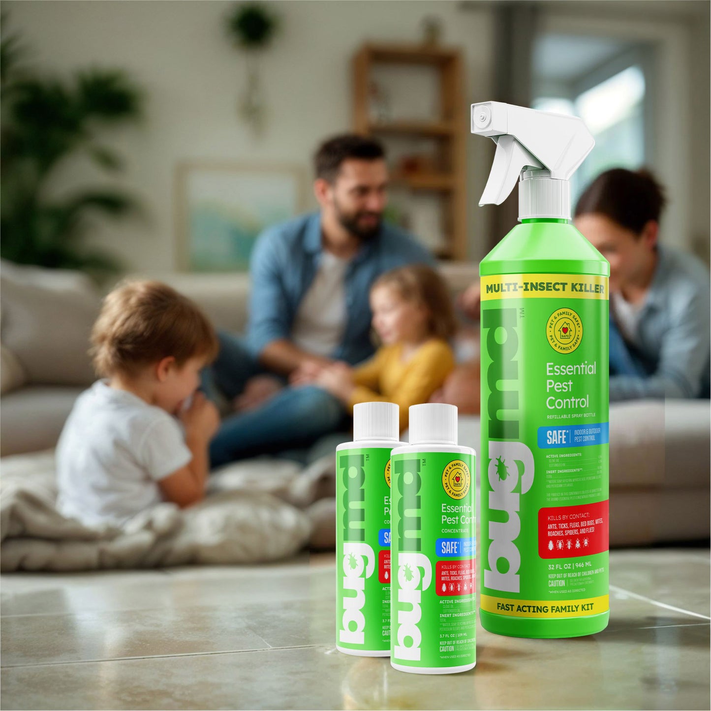 Bugmd Essential Pest Control Fast Acting Family Kit