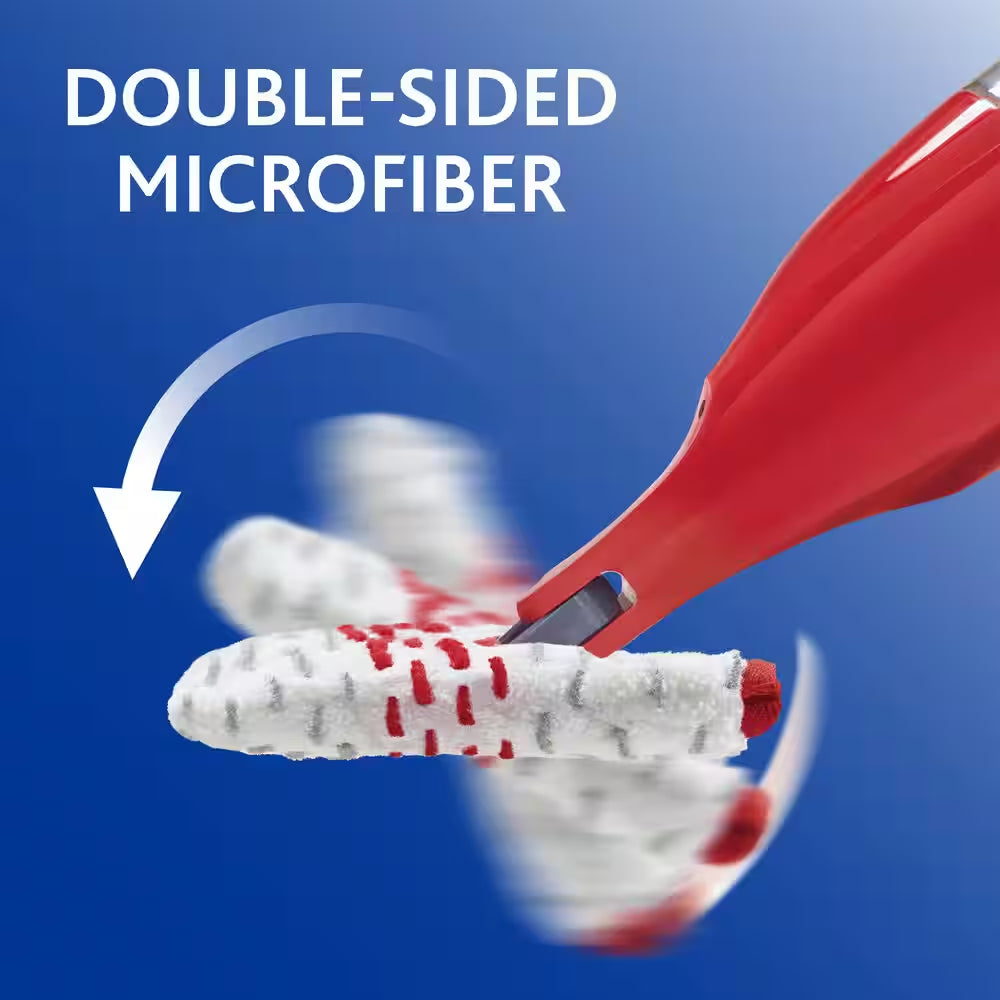 Rinseclean Clean Water Spin Mop and Bucket System Mop Head Replacement Promist MAX Spray Mop Outdoor Broom