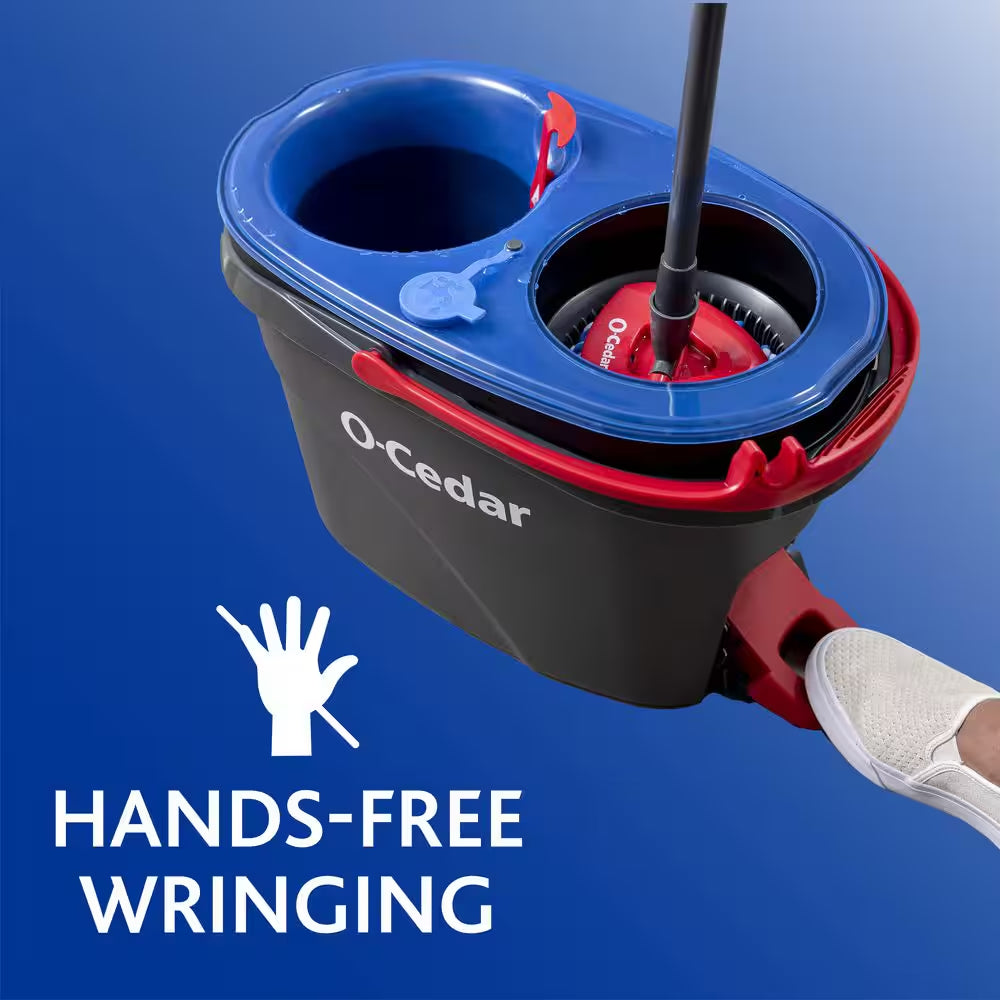 Rinseclean Clean Water Spin Mop and Bucket System Mop Head Replacement Promist MAX Spray Mop Outdoor Broom